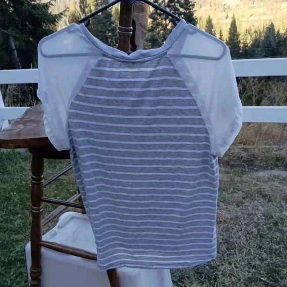 Super cute and comfy striped tee! Perfect for a casual day! - Picture 1 of 5